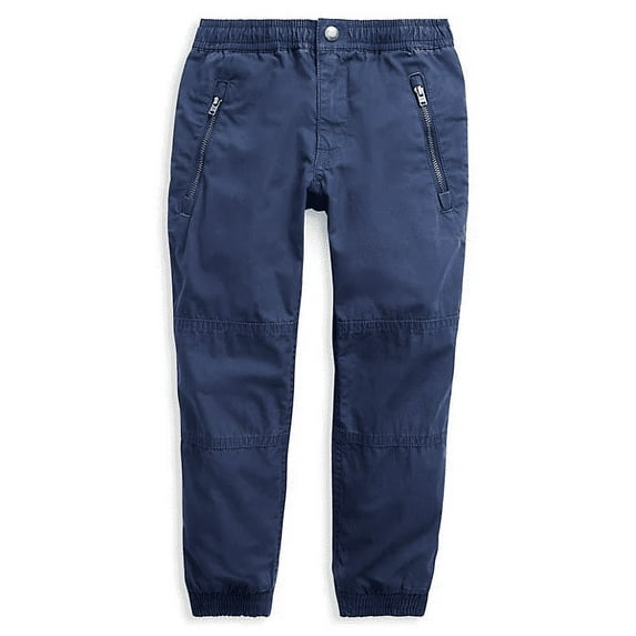 Polo Ralph Lauren NAVY Boy's Cotton Poplin Jogger Pants, US 3T