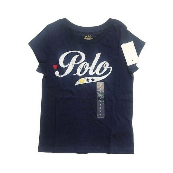 Polo Ralph Lauren NAVY Boys Short Sleeve Tee, US 5