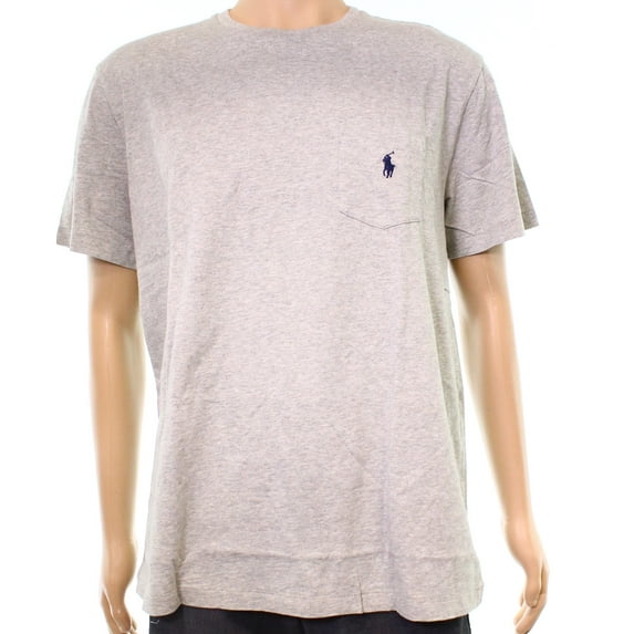 Polo Ralph Lauren NEW Gray Mens Size Large L Custom Fit Tee T-Shirt