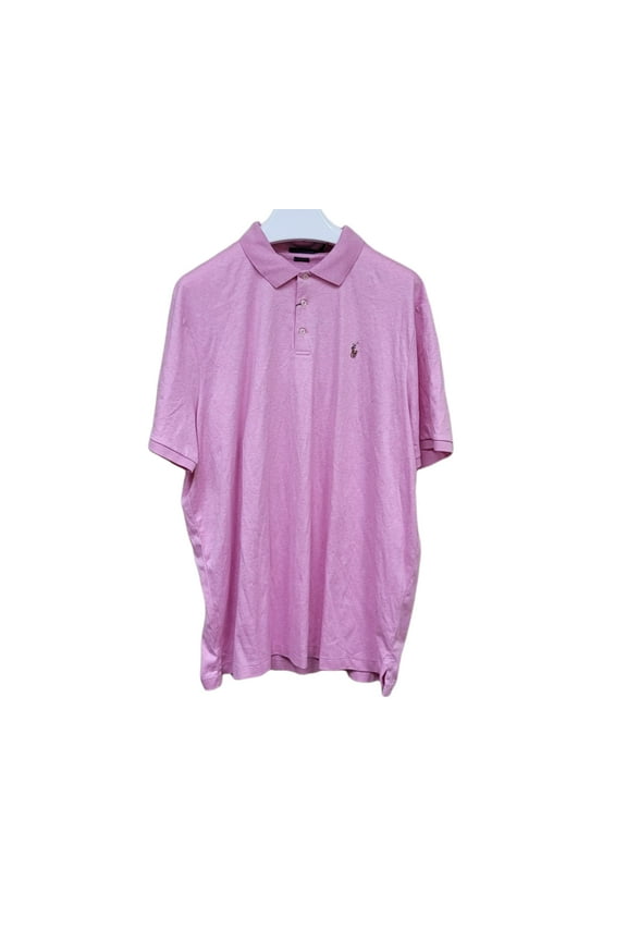 PINK Men's Classic Fit Cotton Soft Polo T-Shirt, US 2X-Large