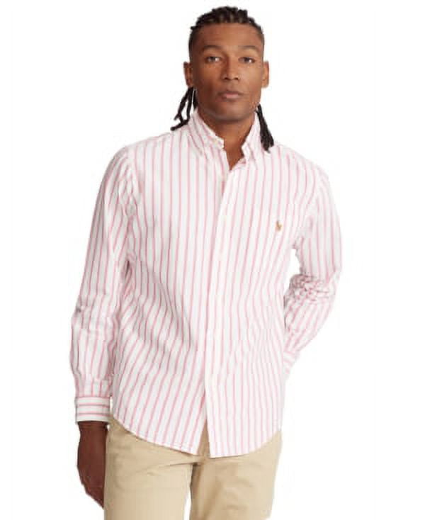 Striped cotton oxford hot sale shirt