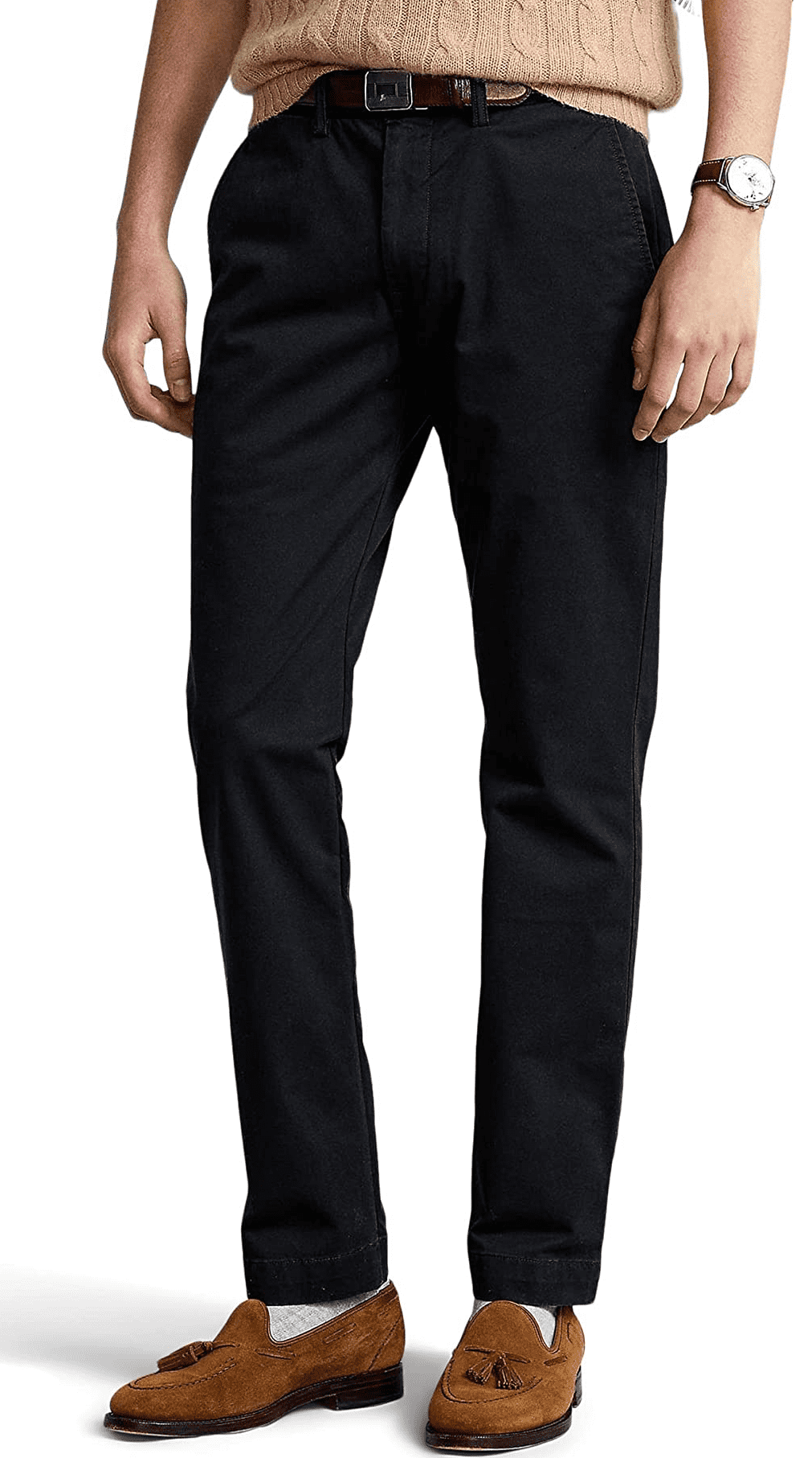 Polo Ralph Lauren POLO BLACK Men's StraightFit Stretch Chino Pants, US