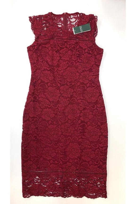 PURPLE Women's Lace Dress, US 10