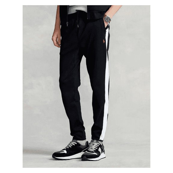 Polo Ralph Lauren Performance Joggers Pants Black/White Men's [XL]