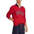 thumbnail image 1 of Polo Ralph Lauren Polar Fleece 1/2 Zip Logo Graphic Pullover, Red - Small, 1 of 3