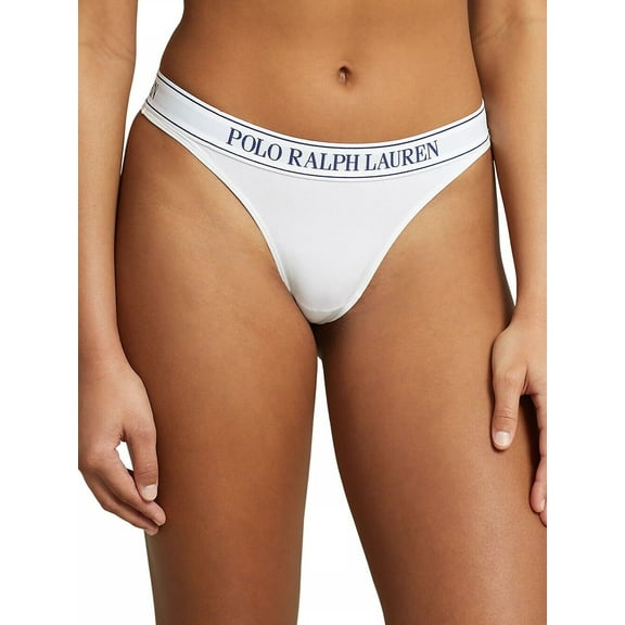 Polo Ralph Lauren Polo Essentials Thong - 4P2003 (White Cloud, XS)