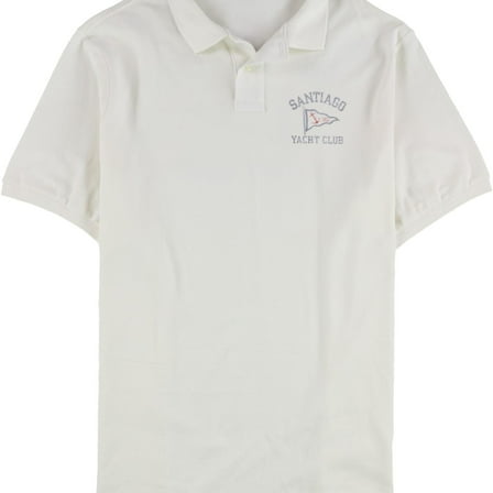 Ralph Lauren Mens Nautical Polo Shirt, White, XX-Large