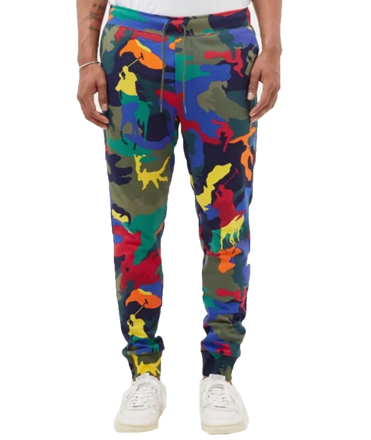 Men’s 2024 Polo Ralph Lauren Camo Logo Sweatpants