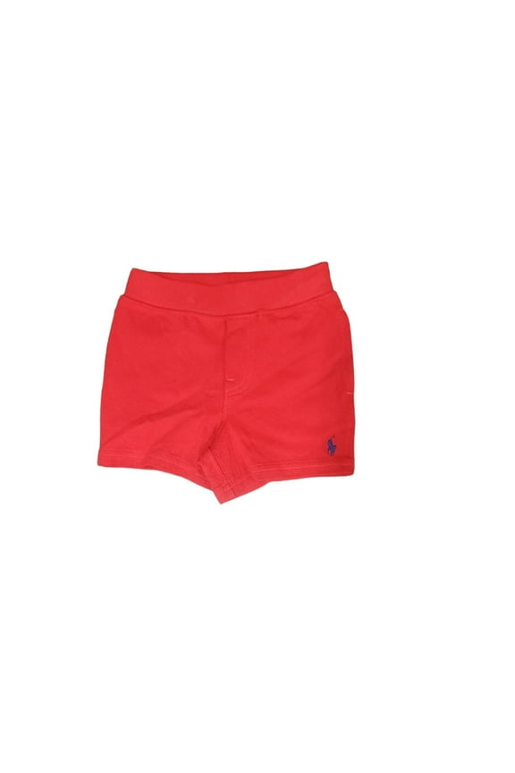 RED Boys Cotton Mesh Short, Size 9M, NWT