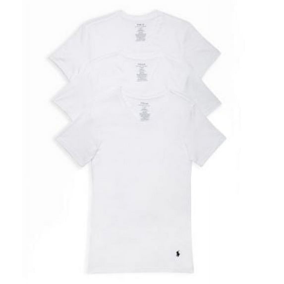 Polo Ralph Lauren Short Sleeve Mens Fit Cotton T-Shirt 3 Pack