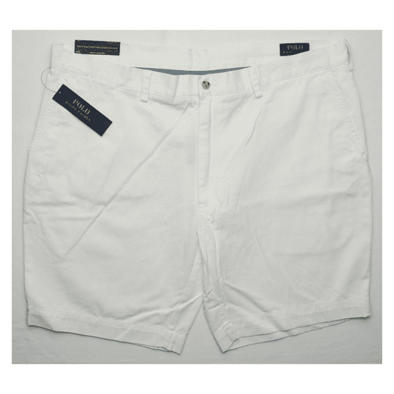 Polo Ralph Lauren Shorts Classic Fit 9 Inseam, White,40