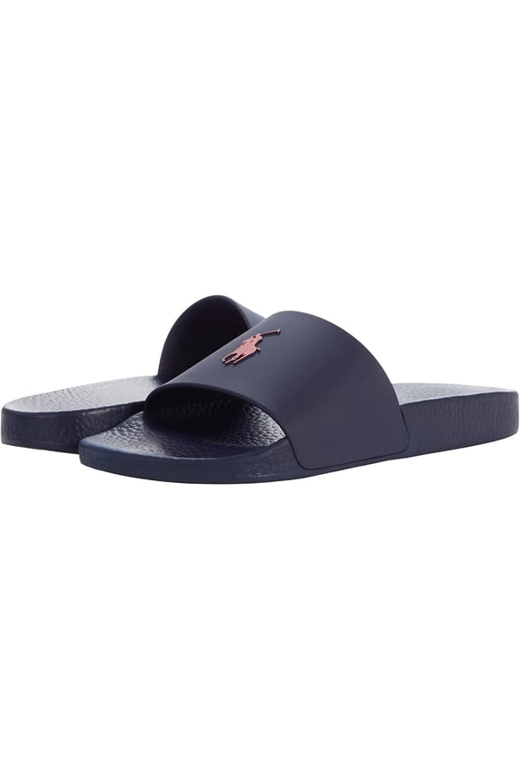 Signature Pony 809852071002 Slides Men's Blue Sandals MAPP84 (Blue,10)