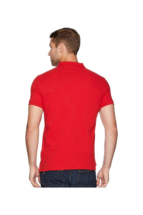 Slim Fit Pique Polo Ralph Lauren 2000 Red