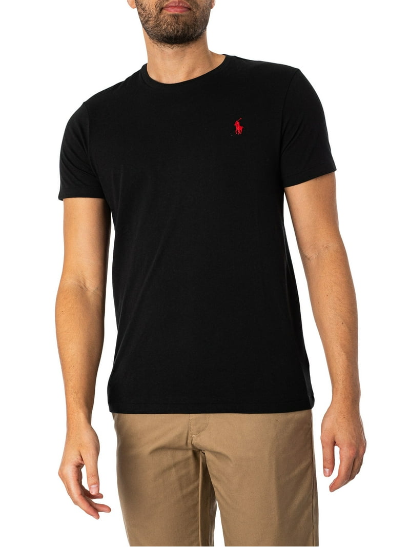 Polo Ralph Lauren Slim T-Shirt, Black - Walmart.com