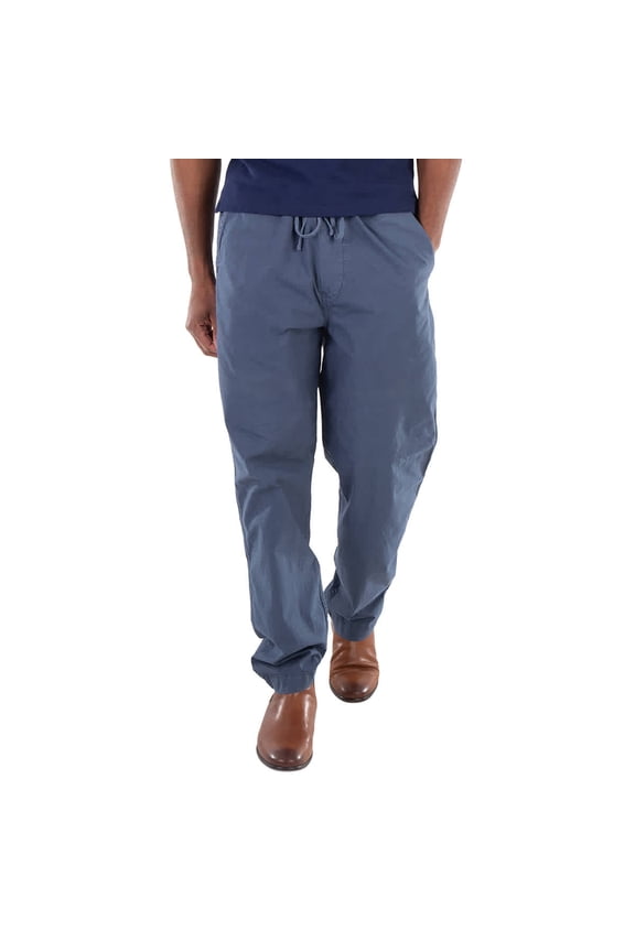 Straight-Leg Poplin Sweatpants, Size Large