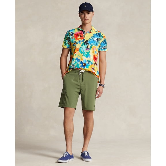 Polo Ralph Lauren Mens Classic fit Swim Trunks Swimwear Small Green Solid