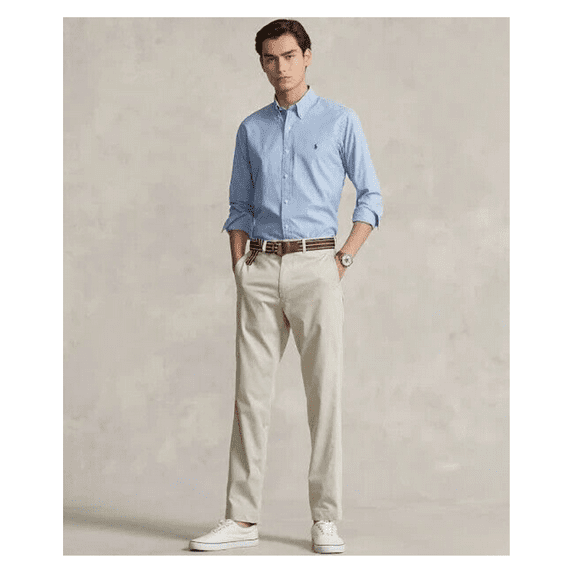 Polo Ralph Lauren Tailored Fit Stretch Twill Pants, Beige ,Sz- 40x32