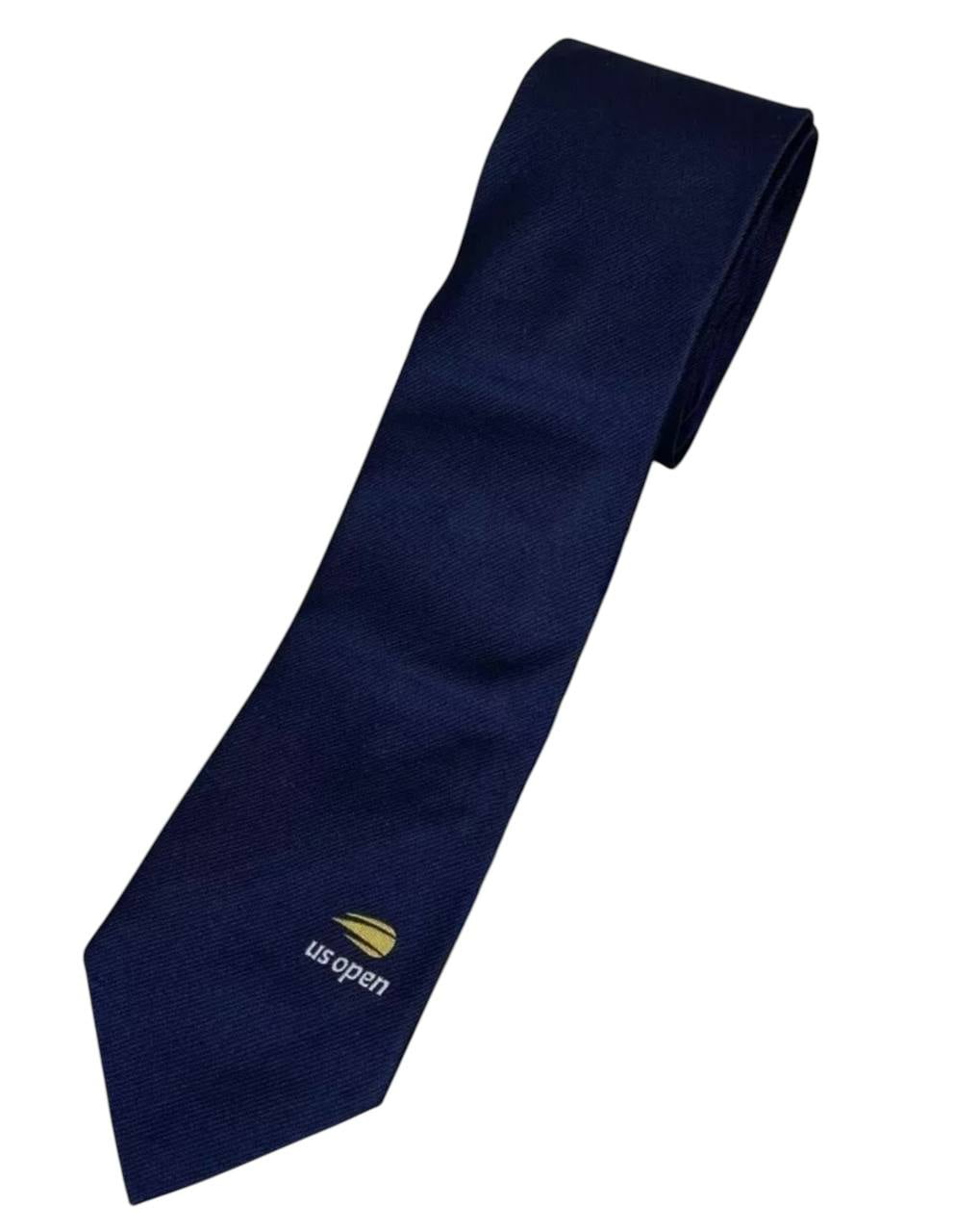 Polo Ralph Lauren US Open Men's Tie 100% Silk Navy Blue Made in Italy Exclusive Limited Edition