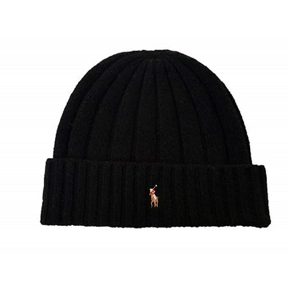 Polo Ralph Lauren Men`s Signature Merino Cuffed Beanie