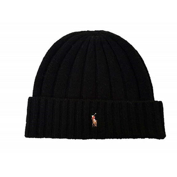 Polo Ralph Lauren Men`s Signature Merino Cuffed Beanie