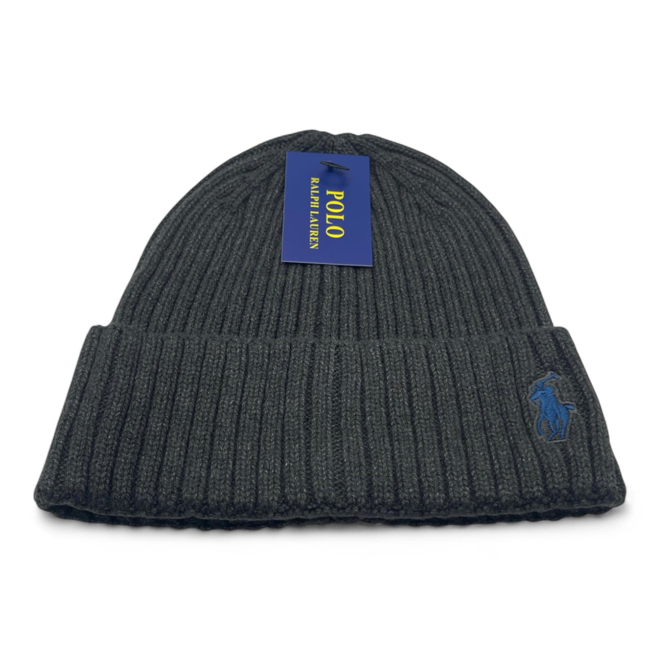 Polo Ralph Lauren Unisex Winter Hat, Dark Grey, One Size