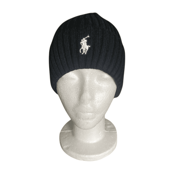 Polo Ralph Lauren Unisex Adult Winter Hat, Black, One Size