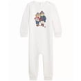 thumbnail image 1 of Polo Ralph Lauren WHITE Baby Fleece Polo Bears Coverall, US 6M, 1 of 3
