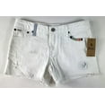 thumbnail image 1 of Polo Ralph Lauren WHITE Girl's Denim Shorts, US 14, 1 of 4