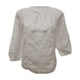 thumbnail image 1 of Polo Ralph Lauren WHITE Women's Embroidered L/S Top, US Large, 1 of 1