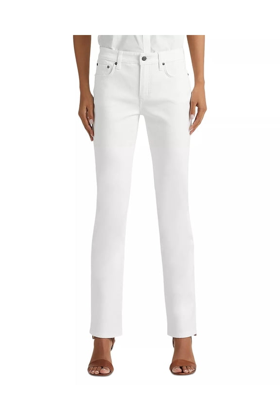 WHITE Women's Mid Rise Straight Jeans, 16, NWT