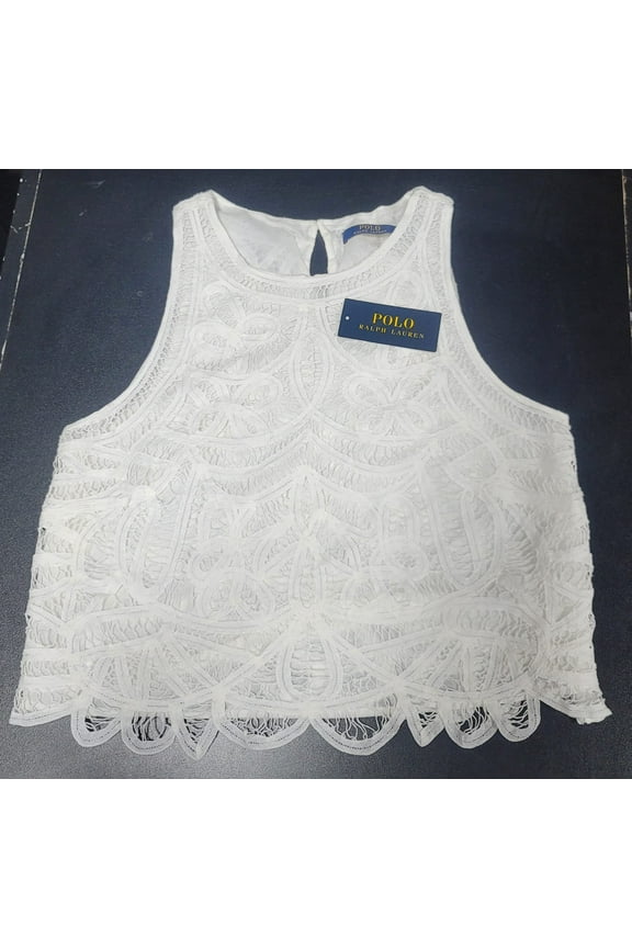 WHITE Women's Tank Top, US 10