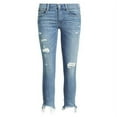 thumbnail image 1 of Polo Ralph Lauren Women's BLUE The Tompkins Skinny Ripped Jeans, Size 30, 1 of 1