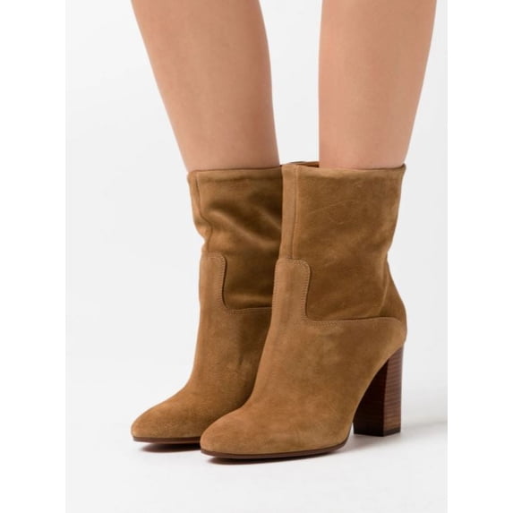 Polo Ralph Lauren Women's Brown Brindley Suede Boot, 6.5 B