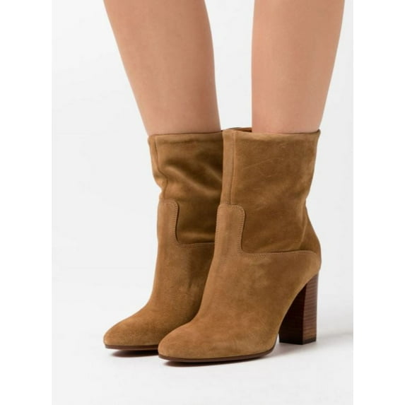 Polo Ralph Lauren Women's Brown Brindley Suede Boot, 9 B