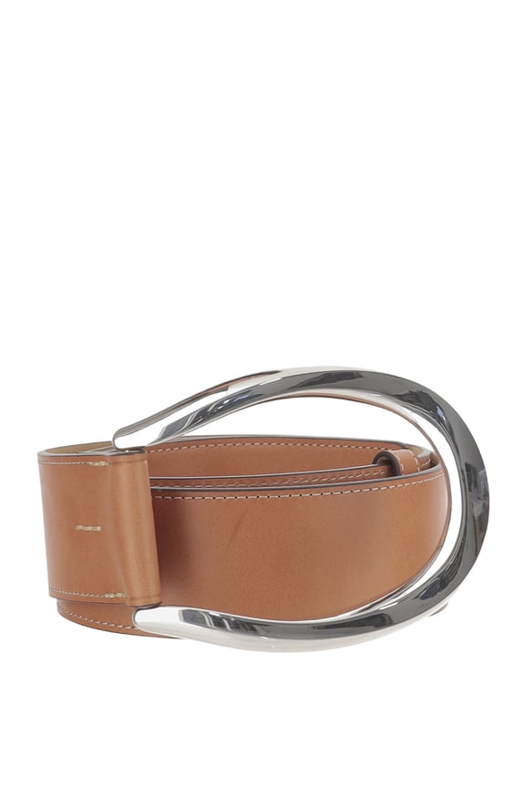 Women's Brown Smooth Leather Belt Brown