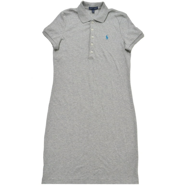 Polo Ralph Lauren Women s Interlock Dress L Tyler Heather Grey