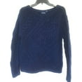 thumbnail image 1 of Polo Ralph Lauren Women's Long Sleeve Sweeter, Navy, Small, 1 of 3