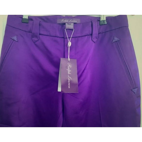 Polo Ralph Lauren Women's Pants, Brights Purple, 4
