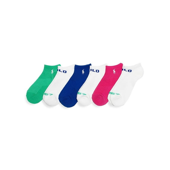 Polo Ralph Lauren Women's Polo 1967 6-Pair Low-Cut Socks Pack