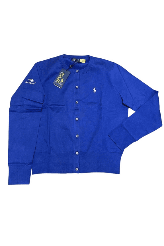 Womens US Open Tennis Cardigan Sweater Size L Limited Edition