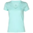 thumbnail image 1 of Polo Ralph Lauren Women's V-Neck Pony T-Shirt-Parakeet, 1 of 3