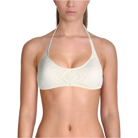 Polo Ralph Lauren Womens Crochet Solid Bikini Swimsuit Top Separates