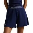 thumbnail image 1 of Polo Ralph Lauren Womens Waffle Knit Boxer Short - 4P0150 (Navy, XS), 1 of 2