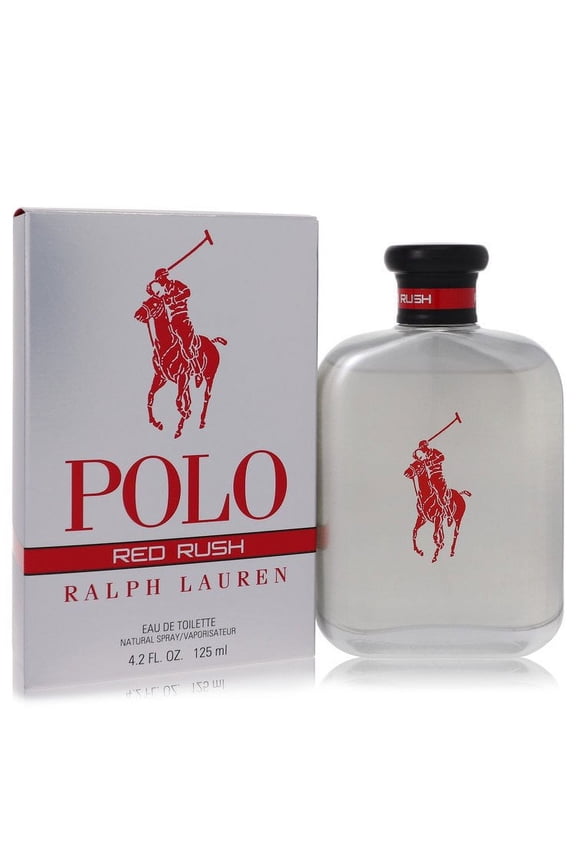 Polo Red Rush by Ralph Lauren Eau De Toilette Spray 4.2 oz for Men