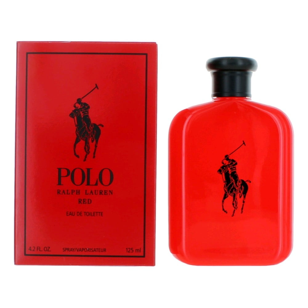 Polo Red Ralph Lauren 125ml 男性用香水 Polo Red by Ralph Lauren, 4.2 Oz EDT Eau De Toilette Spray