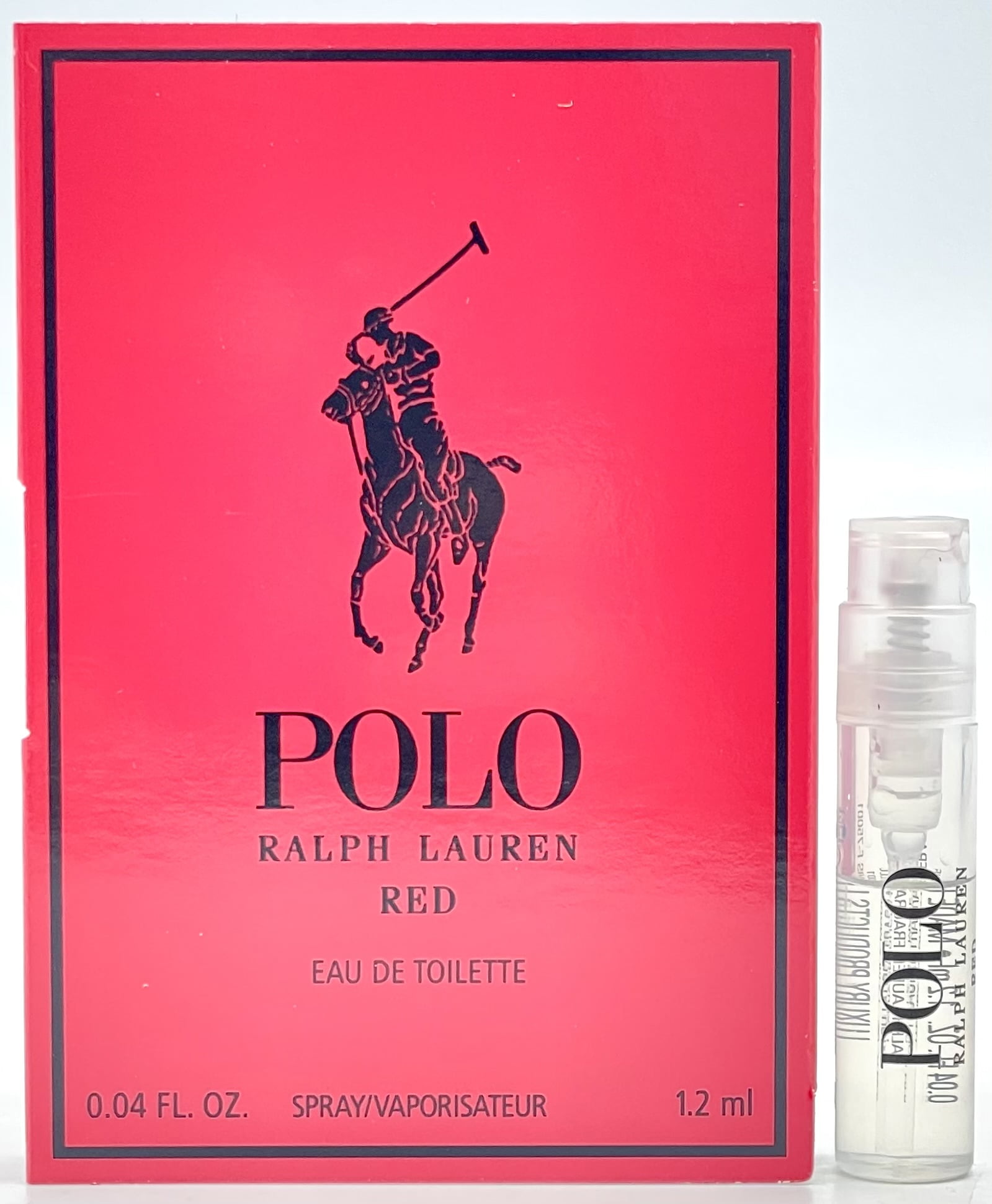 Polo Red by Ralph Lauren for Men 0.04 oz Eau de Toilette Spray Vial
