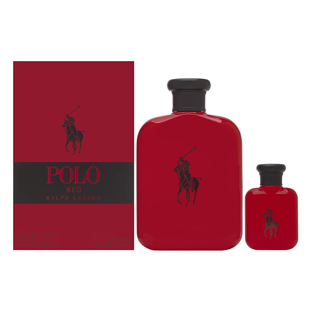 Polo Red Men 2 Piece Gift Set 4.2 Oz Eau De Toilette Spray By Ralph Lauren