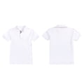 thumbnail image 1 of Polo Shirt Boys Short Sleeve Kids White Button down Shirt Summer Clothes Teen Boys Tops 17-18 Years, 1 of 8