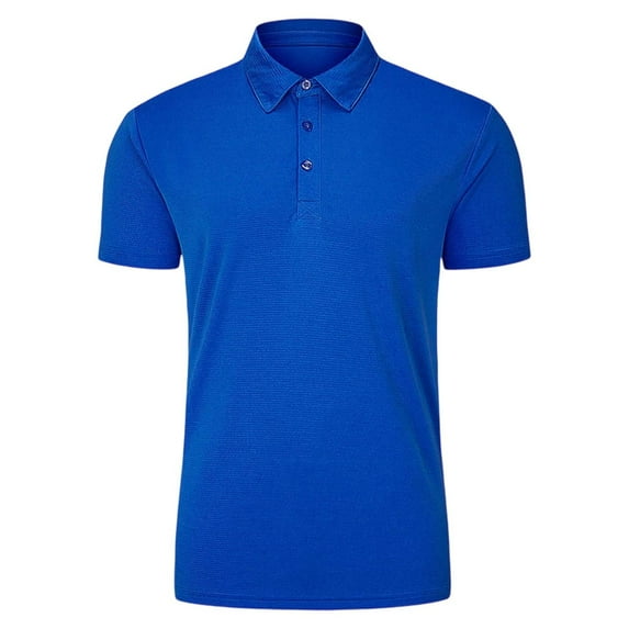 Polo Shirt for Boys Short Sleeves Boys Blue Button up Shirt Casual Tops School Uniform Tee Tops Clothes 11-12 Years