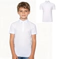 thumbnail image 1 of Polo Shirts Boys White Button Down Short Sleeve Polo Shirts School Uniform Shirts Casual Collared Shirt Kids Boys' T-Shirts 4T, 1 of 8